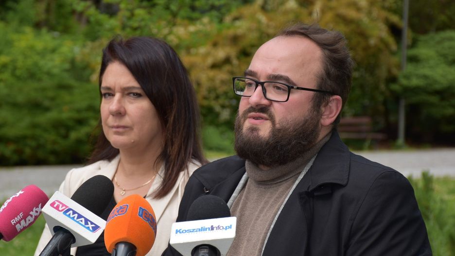 Konferencja prasowa radnych klubu Trzecia Droga.