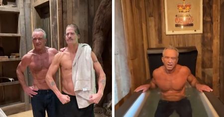 Pozowanie bez koszulek i picie mleka. Nowy klip sekretarza zdrowia USA