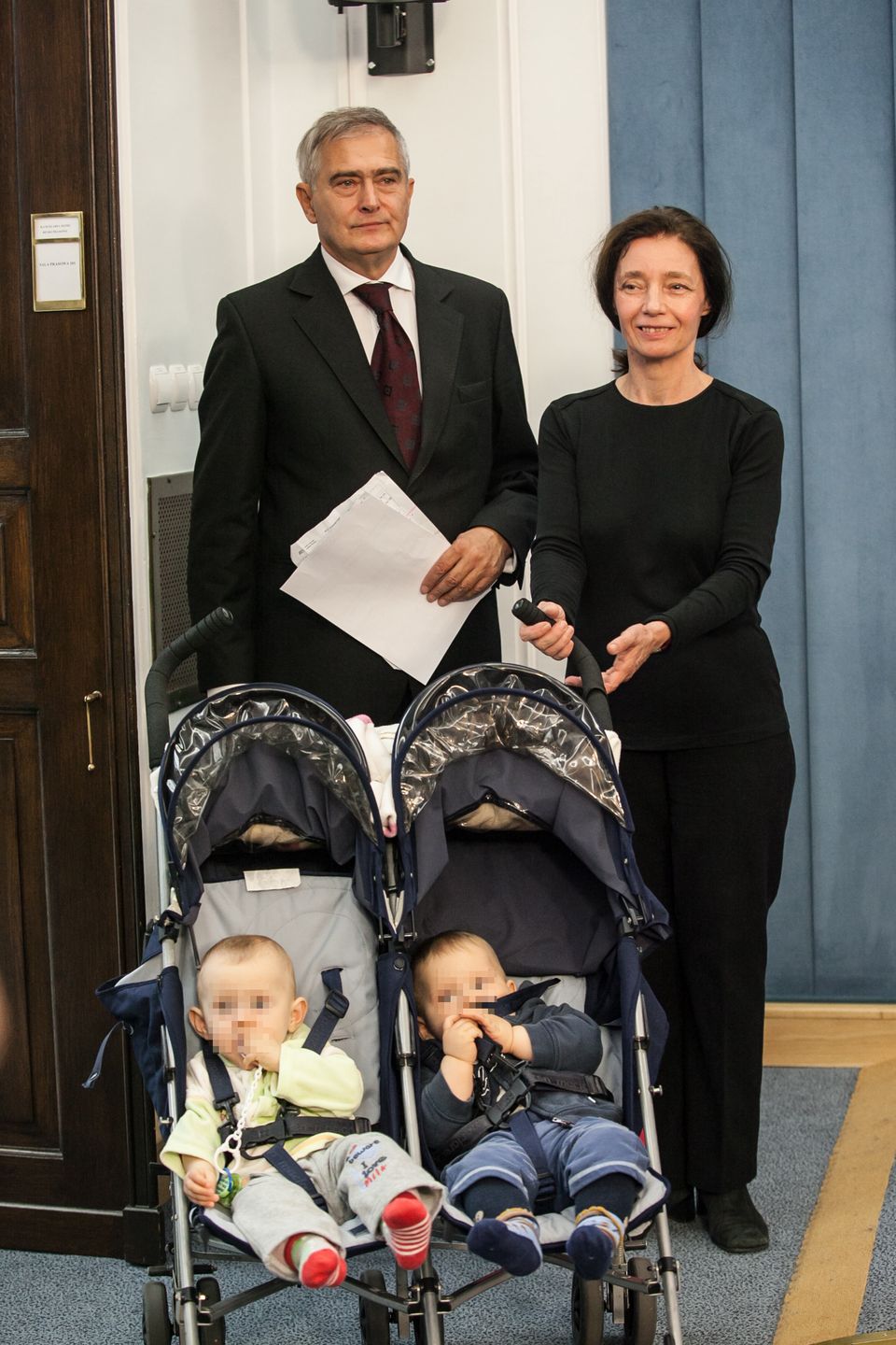 Barbara Sienkiewicz z dziećmi