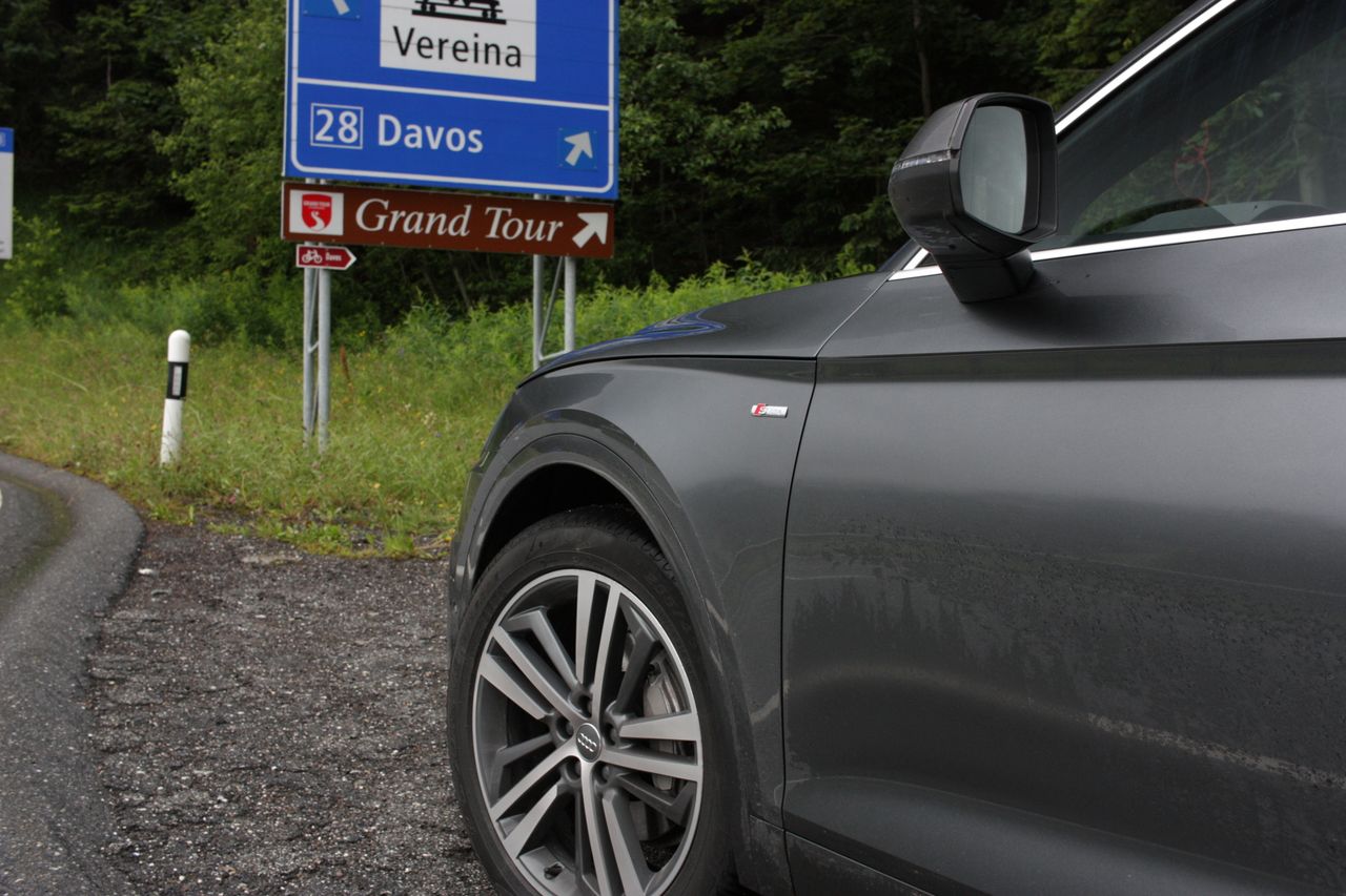 Audi Q5 po Szwajcarii: w górach