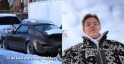 Przypadkiem znalazł porzucone porsche. Właściciel "zniknął z powierzchni ziemi"