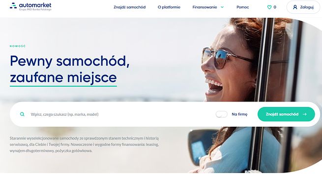PKO BP wchodzi w e-commerce motoryzacyjny: na Automarket.pl oferuje sprzedaż, leasing i wynajem nowych aut