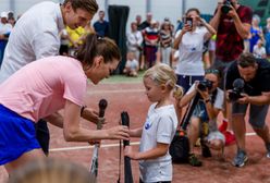 Bytom. Tłumy na korcie. Agnieszka Radwańska i Jerzy Janowicz promowali tenis