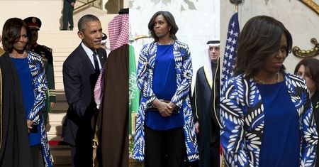 Michelle Obama wywołała skandal w Arabii Saudyjskiej, bo... nie założyła chusty!