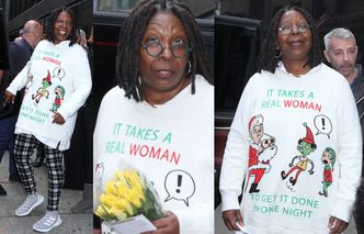 62-letnia Whoopi Goldberg w świetnym humorze. Święty Mikołaj był kobietą? (ZDJĘCIA)