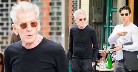 82-letni Calvin Klein sfotografowany na lunchu z MŁODSZYM O 45 LAT partnerem