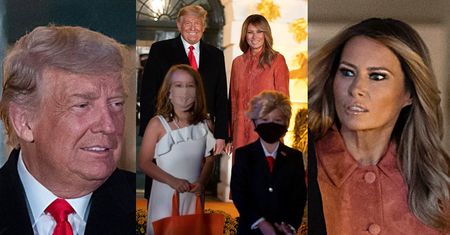Dzieci przebrane za Melanię i Donalda straszą na Halloween w Białym Domu (ZDJĘCIA)
