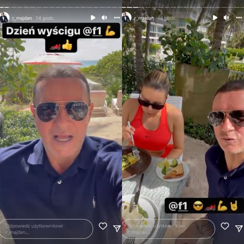 Małgorzata Rozenek i Radosław Majdan brylują na Grand Prix Miami