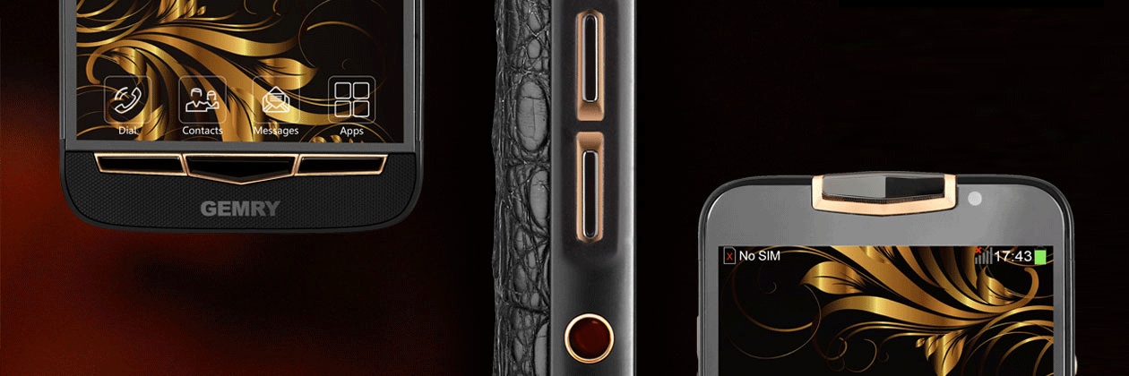 GEMRY R12 to smartfon za 18 tysięcy złotych z diamentami, skórą rekina i... Androidem 4.1 2