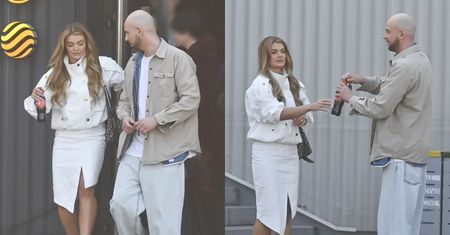 Maciej Pela i Edyta Folwarska dokazują po nagraniach "Halo tu Polsat". Tancerz znów zachował się jak dżentelmen (ZDJĘCIA)