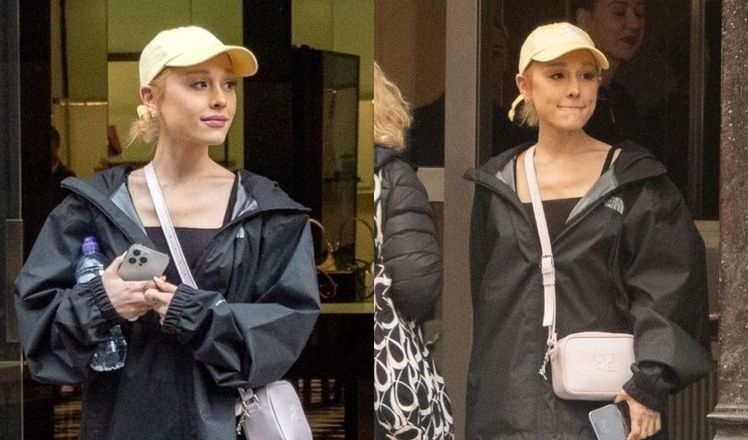 Ariana Grande BUSZUJE po sklepach w Londynie