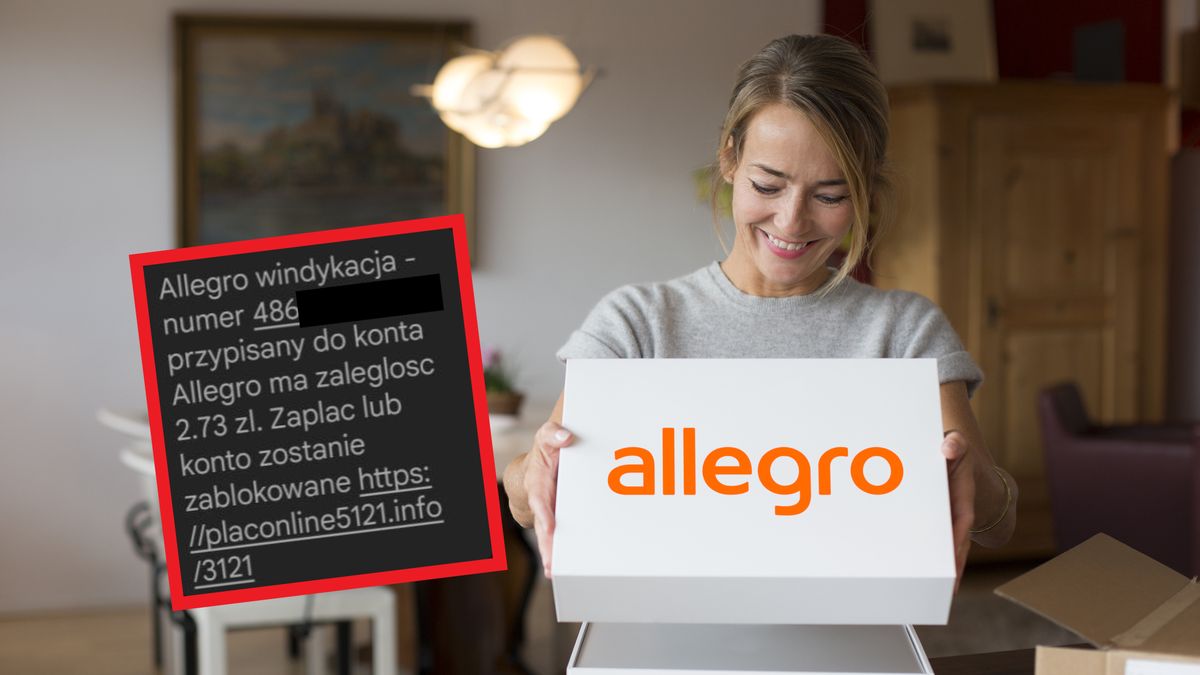 Oszuści podszywają się pod Allegro