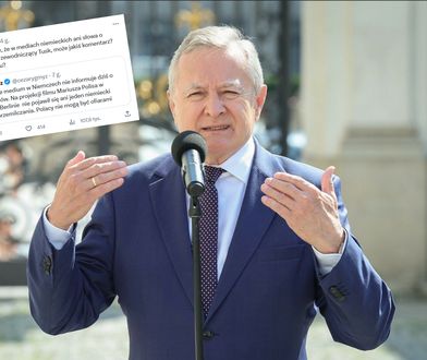 Minister Gliński nie sprawdził informacji TVP i podał dalej. Burza w sieci