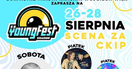 Young Fest Kraśnik 2022. Wystąpią: KęKę, KVBX, Ras Sepo &amp; Junior Stress
