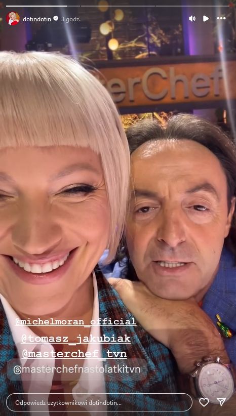 Dorota Szelągowska i Michel Moran