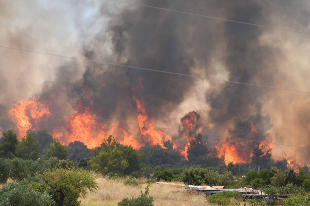 Pożar w Chorwacji