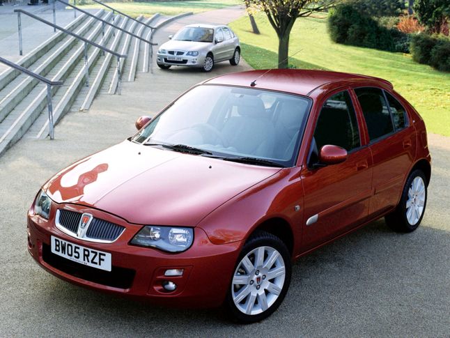 Rover 25 po faceliftingu przeprowadzonym tuż przed upadłością firmy