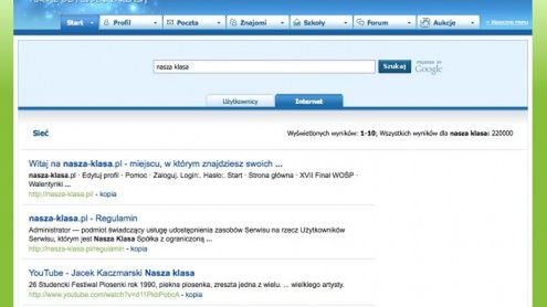 Kolejna luka w Naszej-Klasie 1