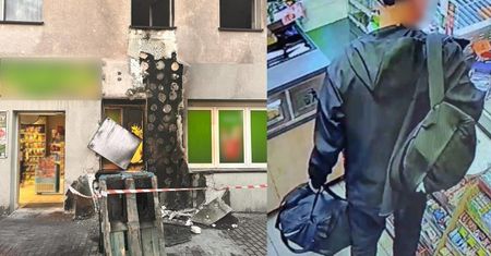 Podpalił "Żabkę", bo chciał się zemścić. Oto, co zrobił dzień wcześniej
