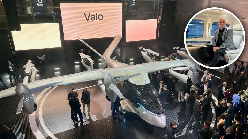 Autor na światowej premierze Valo, czyli elektrycznego pionowzlo