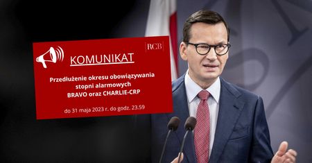 II i III stopień alarmowy w Polsce. Premier zdecydował