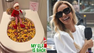 Izabela Janachowska urządziła synkowi przedświąteczną zabawę i ... wypełniła SEDES płatkami śniadaniowymi. Pomysłowo?