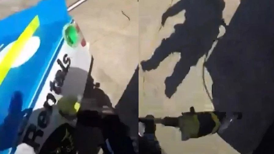 Wypadek podczas wyścigu na torze Talladega