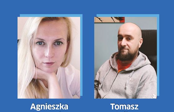 Agnieszka Soczewka i Tomasz Sujka w Creative Studio LiquidThread