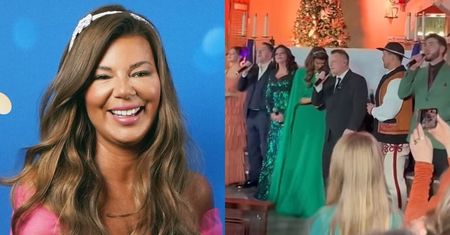 Rozbawiona Edyta Górniak odpiera zarzuty, że odepchnęła muzyka podczas koncertu: "LUDZIE ŚWIĘCI! Chłopaki nie wiedzą, by nie stawać na tren sukni"