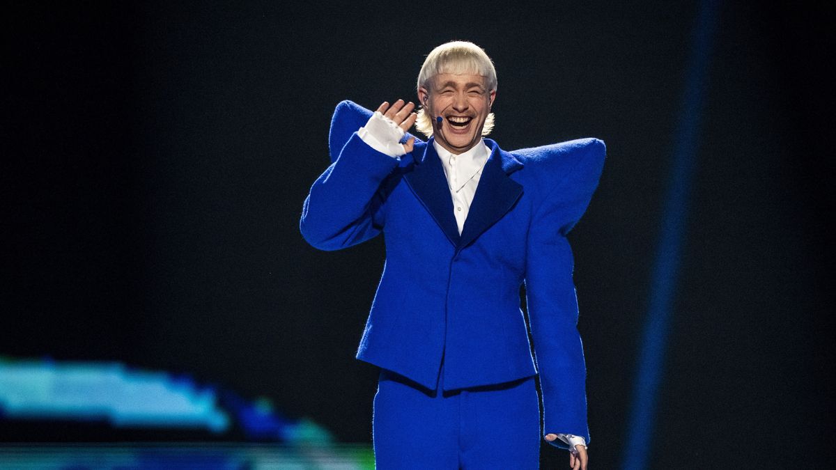 Netherlands' Joost Klein performs the song 'Europapa' during the second semifinal of the 2024 Eurovision song competition at the Malmö Arena in Malmö, Sweden, 09 May 2024. EPA/Ida Marie Odgaard DENMARK OUT Dostawca: PAP/EPA.