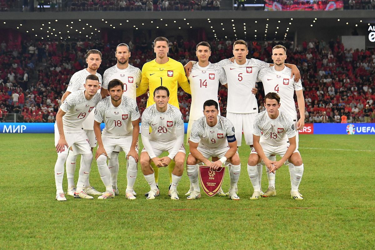 Reprezentacja Polski przed meczem z Albanią