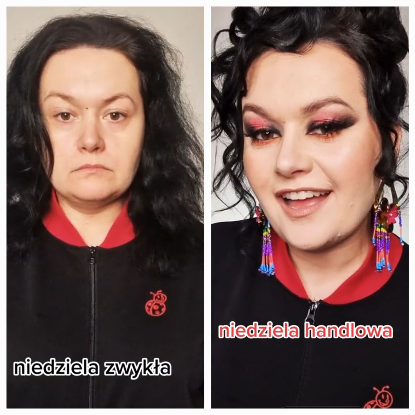 Marta Zgutczyńska wciela się w rolę pracowniczki Biedronki
