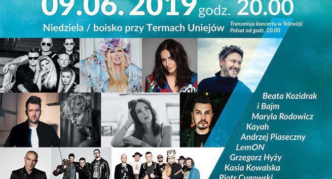 Bajm, Maryla Rodowicz, Grzegorz Hyży w Uniejowie na Earth Festival Polsatu