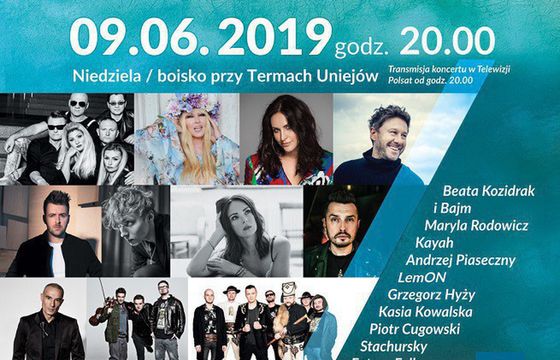 Bajm, Maryla Rodowicz, Grzegorz Hyży w Uniejowie na Earth Festival Polsatu