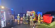 Jeżewice: Tragiczne zderzenie trzech aut. Jedna osoba zginęła