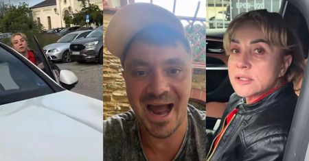 Daniel Martyniuk kłóci się z ZAPŁAKANĄ Danutą przed dworcem w Białymstoku. "Odczep się człowieku"