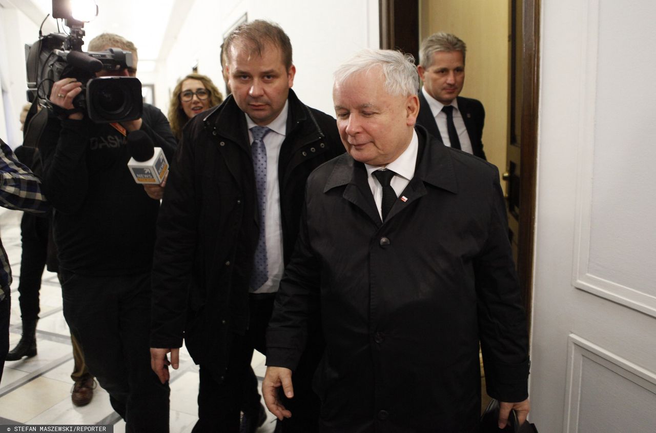 Jacek Cieślikowski i Jarosław Kaczyński