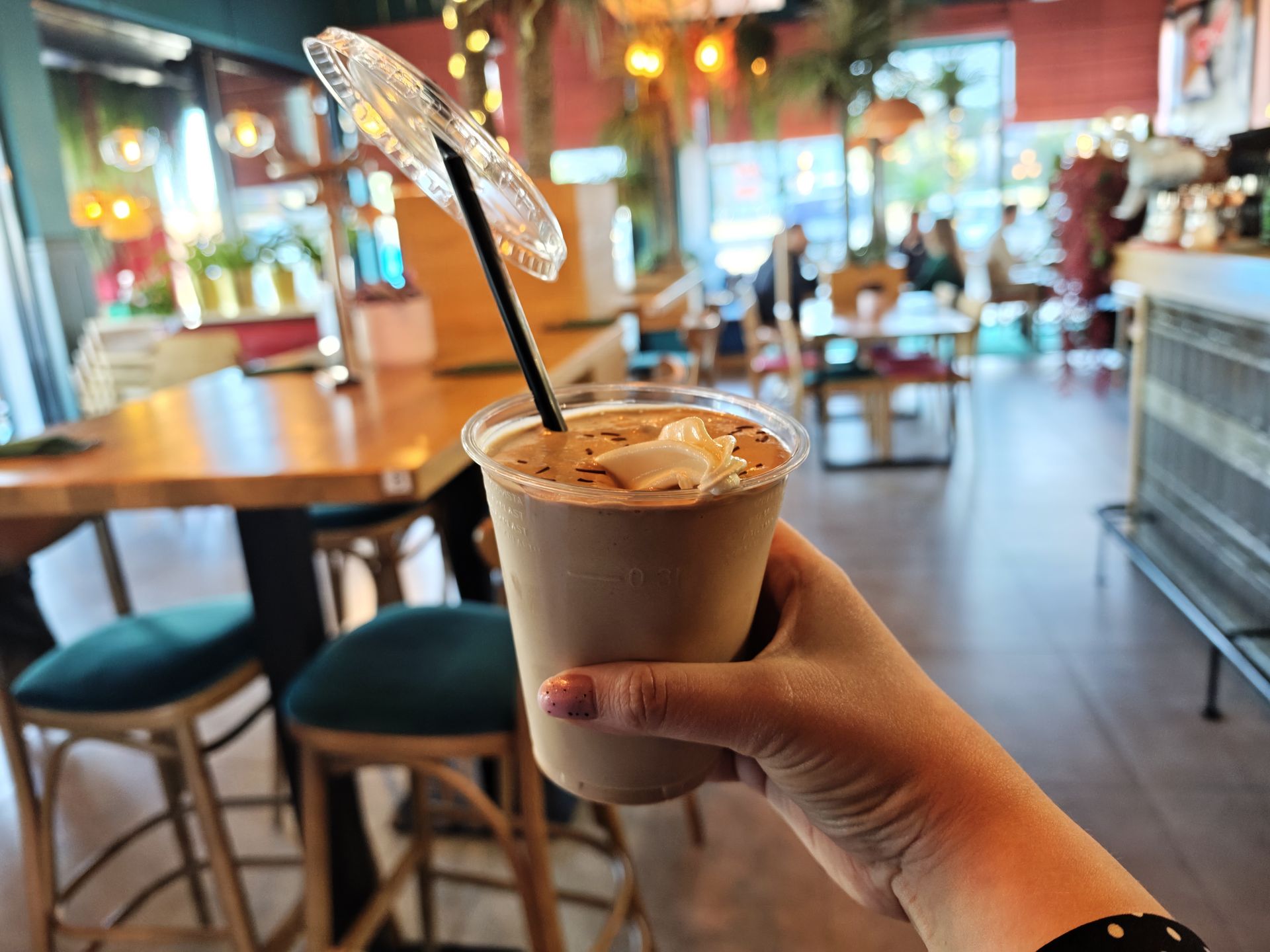 Shake z nutellą i włoskimi lodami