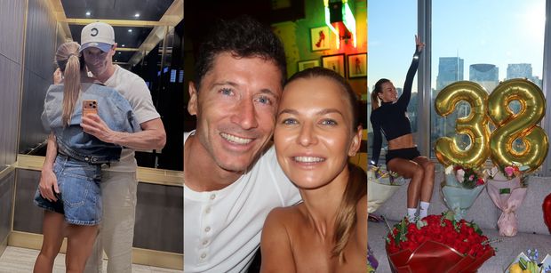 Robert Lewandowski i jego NIESFORNA ŁAPKA NA POŚLADKU ANI świętują jej 38. urodziny. "Jasny komunikat do nauczycieli bachaty" (ZDJĘCIA)