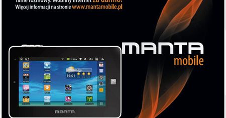 Całkowicie darmowy Internet Manty - z tabletem lub ze smartfonem