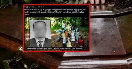 Kontrowersje wokół grobu Tadeusza Dudy. Mieszkańcy oburzeni