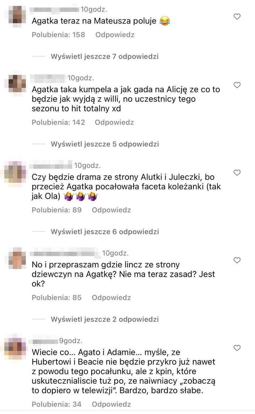 Drama w "Love Island". Internauci reagują na wybuch namiętności między Adamem i Agatą