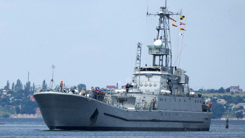 Ukrainian ship Yuri Olefirenko arrives in Mykolaiv for repairs
MYKOLAIV, UKRAINE - AUGUST 7, 2019: The Yuri Olefirenko mid-size landing ship of the Ukrainian Navy (Project 773) arrives at the Mykolayiv Shipyard for repairs. Konstantin Sazonchil/TASS,Image: 462921823, License: Rights-managed, Restrictions: , Model Release: no, Credit line: Konstantin Sazonchik / TASS / Forum
Konstantin Sazonchik / TASS / Forum
vessel, warship, military, category_code_war