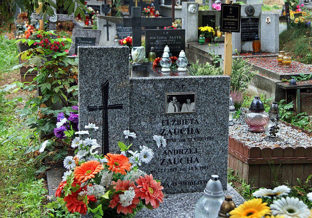 Grób Andrzeja Zauchy i jego żony
