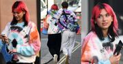 Zakochana Dua Lipa w różowych włosach spaceruje z bratem Gigi i Belli Hadid po ulicach Londynu (FOTO)