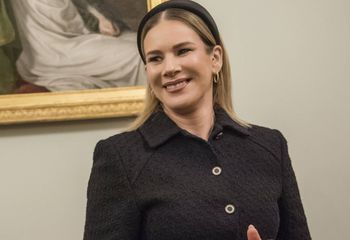 Tak wyglądała w Białym Domu. Postawiła na modny total look