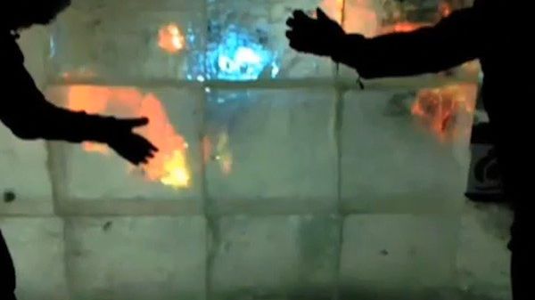 Panel dotykowy z lodu 1