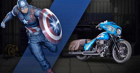 Harley-Davidson Super Hero Customs - hołd dla postaci Marvel