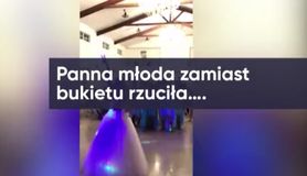 To wesele goście zapamiętają na długo! Zobacz, co zrobiła panna młoda (WIDEO)