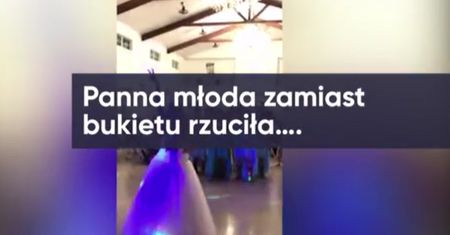 To wesele goście zapamiętają na długo! Zobacz, co zrobiła panna młoda (WIDEO)